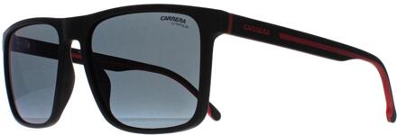 Carrera Rechthoekig Heren Zwart en Rood Bordeaux 8064/S