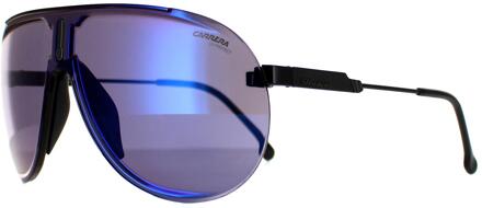Carrera SuperChampion D51 XT zwart blauw hemelspiegel zonnebril