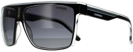 Carrera zonnebril 22/n 80s 9o zwart witte donkergrijze gradiënt - One Size