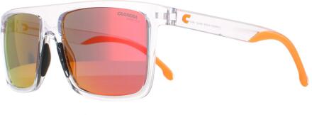 Carrera zonnebril 8055/s 900 UZ Crystal Red Mirror Transparant