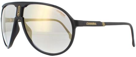 Carrera Zonnebril Champion 65 003/Jo Mat Zwart Grijs Bronze Mirrorood - One Size