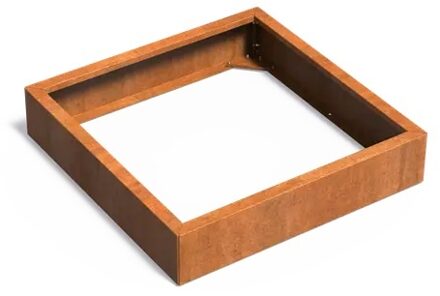 Carrez Connect cortenstaal 100 x 100 x h. 20 cm plantenbak