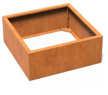 Carrez Connect cortenstaal 100 x 100 x h. 40 cm plantenbak