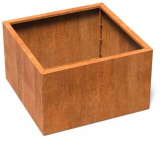 Carrez Connect cortenstaal 100 x 100 x h. 60 cm plantenbak