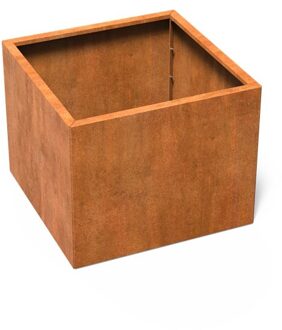 Carrez Connect cortenstaal 100 x 100 x h. 80 cm plantenbak