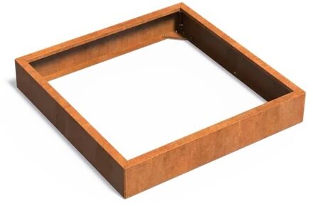 Carrez Connect cortenstaal 120 x 120 x h. 20 cm plantenbak