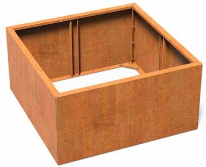 Carrez Connect cortenstaal 120 x 120 x h. 60 cm plantenbak