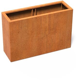 Carrez Connect cortenstaal 120 x 40 x h. 80 cm plantenbak