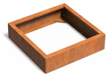 Carrez Connect cortenstaal 80 x 80 x h. 20 cm plantenbak