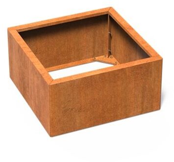 Carrez Connect cortenstaal 80 x 80 x h. 40 cm plantenbak