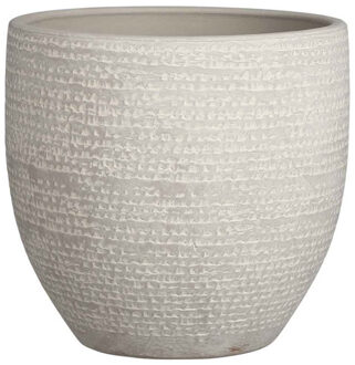 carrie ronde pot lichtgrijs maat in cm: 22 x 24