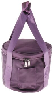 Carry Case Zipper Bag Voor Crystal Klankschaal Oxford Doek 12Inch Paars