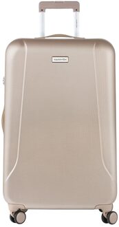 CarryOn Skyhopper Grote Reiskoffer 78cm TSA-slot - Koffer 85 Ltr met OKOBAN Champagne Beige