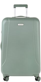 CarryOn Skyhopper Grote Reiskoffer 78cm TSA-slot - Koffer 85 Ltr met OKOBAN Olijf Groen