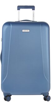 CarryOn Skyhopper Reiskoffer 78cm Tsa Reistrolley Met Okoban Dubbele Wielen Blauw