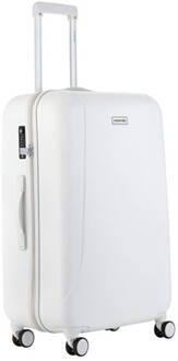 CarryOn Skyhopper Reiskoffer 78cm Tsa Reistrolley Met Okoban Dubbele Wielen Wit