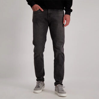Cars Blast slim fit heren slim-fit jeans black used - maat 30-34 Zwart