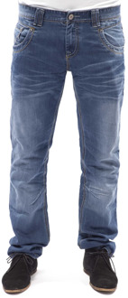 Cars Jeans Crown Stonewash Used Cars , Blue , Heren - W29 L36