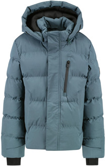 Cars jongens winterjas Grijsblauw - 164