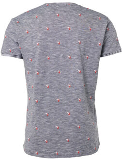 Cars Keller ts stripe navy dessin Blauw - M