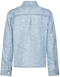 Cars Kids ilyah cotton bleached used blue denim Blauw - 152