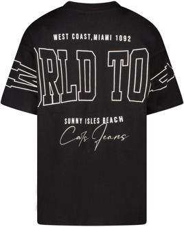 Cars meisjes t-shirt Zwart - 176