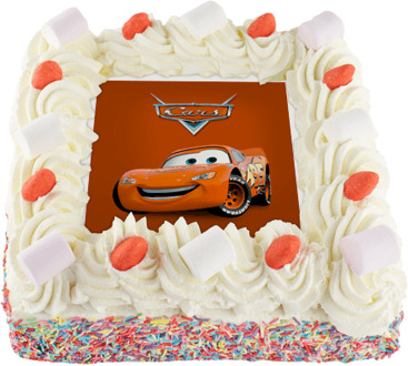 Cars Slagroomtaart