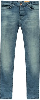 Cars super skinny jeans Dust green coast used Blauw - 27-34