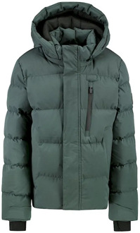 Cars winter winterjas jongens - Wickam - groen - Maat 164