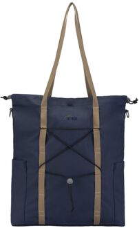 Carston Tote Bag 13L navy damestas Blauw - H 44 x B 38 x D 8 cm