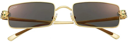 Cartier Sunglasses Cartier , Yellow , Unisex - 54 MM
