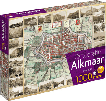 Cartografie Alkmaar Puzzel (1000 stukjes)