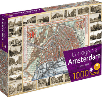 Cartografie Amsterdam (1000 stukjes)