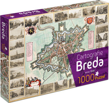 Cartografie Breda Puzzel (1000 stukjes)