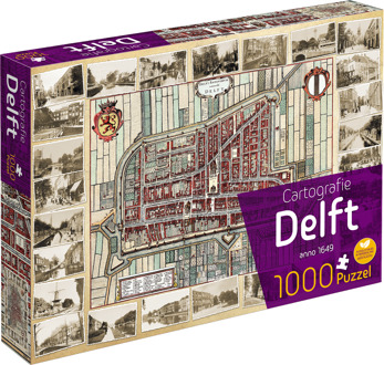 Cartografie Delft Puzzel (1000 stukjes)