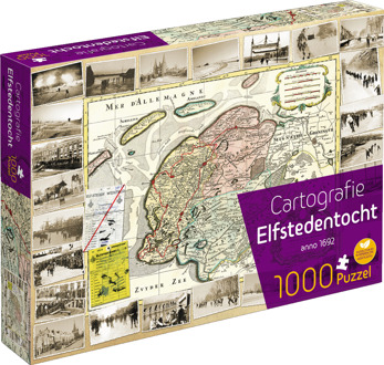 Cartografie Elfstedentocht Puzzel (1000 stukjes)