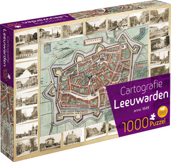 Cartografie Leeuwarden Puzzel (1000 stukjes)