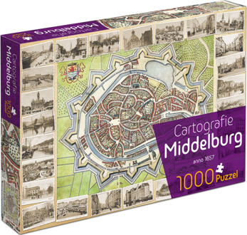 Cartografie Middelburg Puzzel (1000 stukjes)