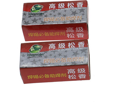 Carton Rosin Rosin Flux Solderen Reparatie Lassen Carton Rosin Voor Elektrische Soldeerbout Lassen Zachte Soldeer Fluxen 2stk