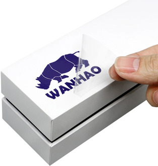 Carton UV Transfer Stickers Remain Only Logo Stickers High Adhesive MX-SP Label