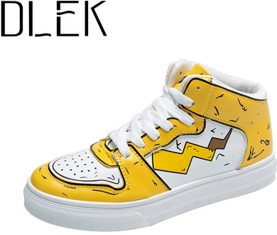 Cartoon Animation Casual Shoes Women Kawaii Flat Fashion All-match Breathable Vulcanize Shoes Japanese Board Sneakers