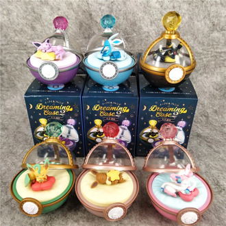Cartoon Anime Figure Blind Box Girl Toys Trendy Japanese Elf Egg Small Pet-Pokeball Model Surprise Gift For Children