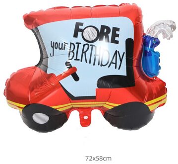 Cartoon Auto Ballon Kinderen Speelgoed Drijvende Lucht Bal Auto Trein Pickup Vrachtwagen Verjaardagsfeestje Decoratie Aluminium Folie Ballon Golf cart