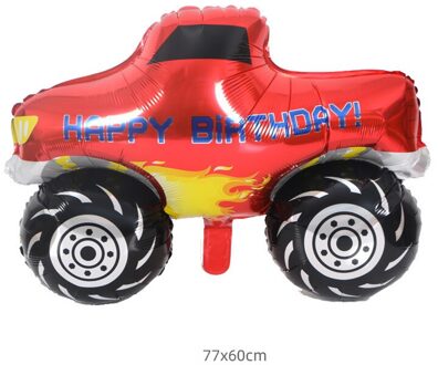 Cartoon Auto Ballon Kinderen Speelgoed Drijvende Lucht Bal Auto Trein Pickup Vrachtwagen Verjaardagsfeestje Decoratie Aluminium Folie Ballon Pickup trucks