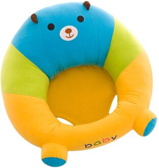 Cartoon Baby Sofa Cover Leren Zitten Seat Feeding Stoel Case Kids Baby Sofa Huid Zuigeling Babyzitje Sofa Case zonder Katoen beer