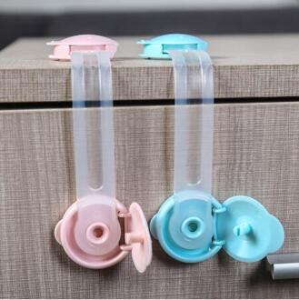 Cartoon Beer Hoofd Kind Veiligheid Kastdeur Lock Extension Kast Lade Box Lock Baby Anti-Snuifje Hand Veiligheidsslot 10stk-mengen-3