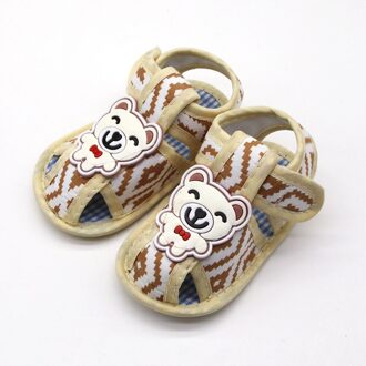 Cartoon Beer Kids Sandalen Voor Meisjes Jongens Zomer Baby Peuter Kinderen Zacht Katoen Schoenen Y / 12