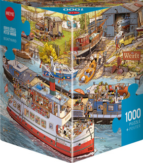 Cartoon - Boatyard Puzzel (1000 stukjes)