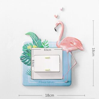 Cartoon Cactus Schakelaar Sticker Lichtgevende Schakelaar Cover Glow In The Dark Socket Muursticker Schakelaar Lichtgevende Woondecoratie 7