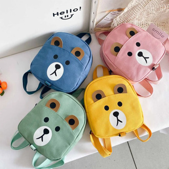 Cartoon Child Safety Harness Adjustable Backpacks School Bag Bear Toddler Kids Backpack Children Girls Boys Anti-Lost Backpacks